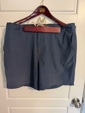 Faherty Hybrid All Day Navy Shorts - 38